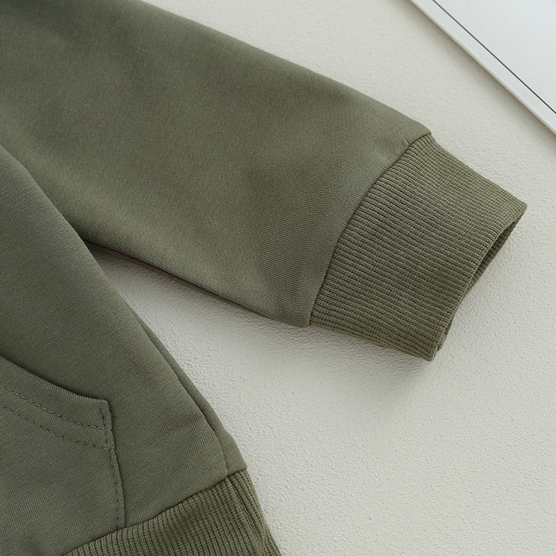 Solid Pocket Hilliam Hoodie & Pants