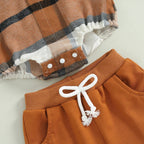Pelton Plaid Hoodie Onesie & Pants