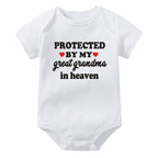 Protected By My Great Grandma in Heaven Onesie