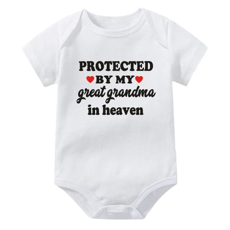Protected By My Great Grandma in Heaven Onesie