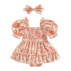 Flower Fruity Summer Dress & Headband