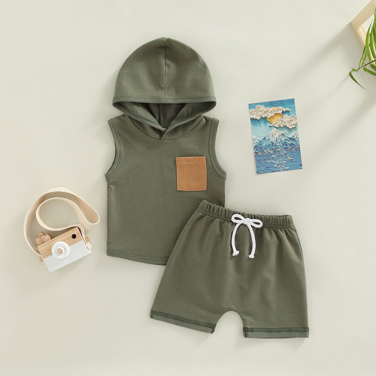 Sleeveless Seth Hoodie & Shorts