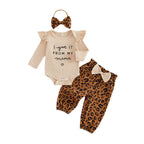Baby Girl I Got it From My Mama Leopard Print Outfit