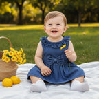 Denim Frilled Summer Jumpsuits