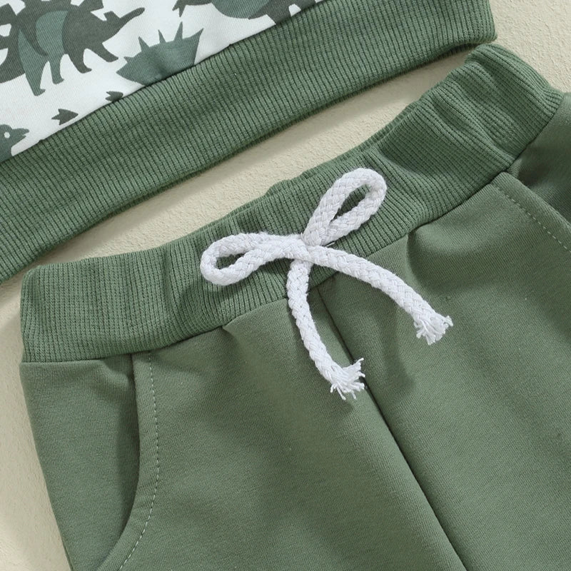 Dinosaur Pocket Top & Pants