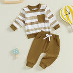 Striped Pocket Outfit