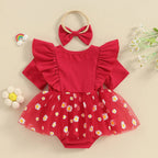 Daisy Tutu Ruffle Dress & Headband