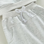 Solid Color Pocket Sweater with Pants