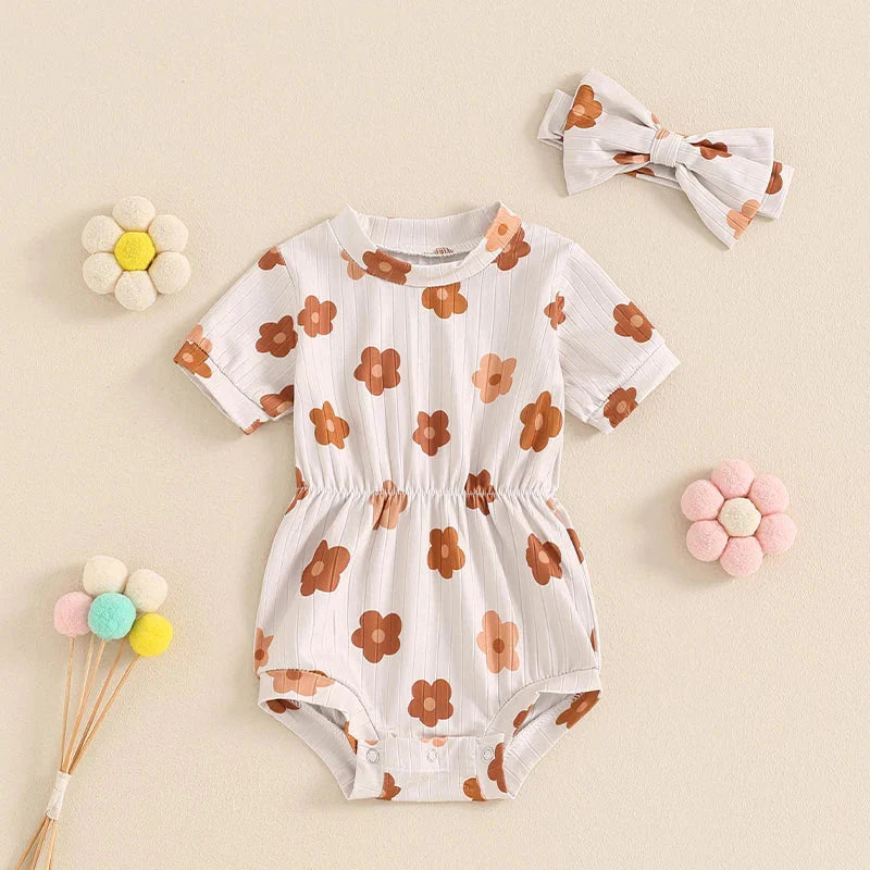 Fruity Flower Onesie & Headband
