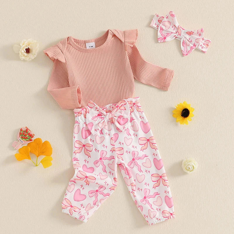Rellita Ruffled Floral Outfit & Headband
