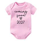 Coming Soon 2027 Baby Onesie