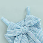 Baby Blue Pin Stripe Outfit