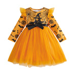 🧙‍♀️ Witchy Pumpkin Girl Halloween Dress