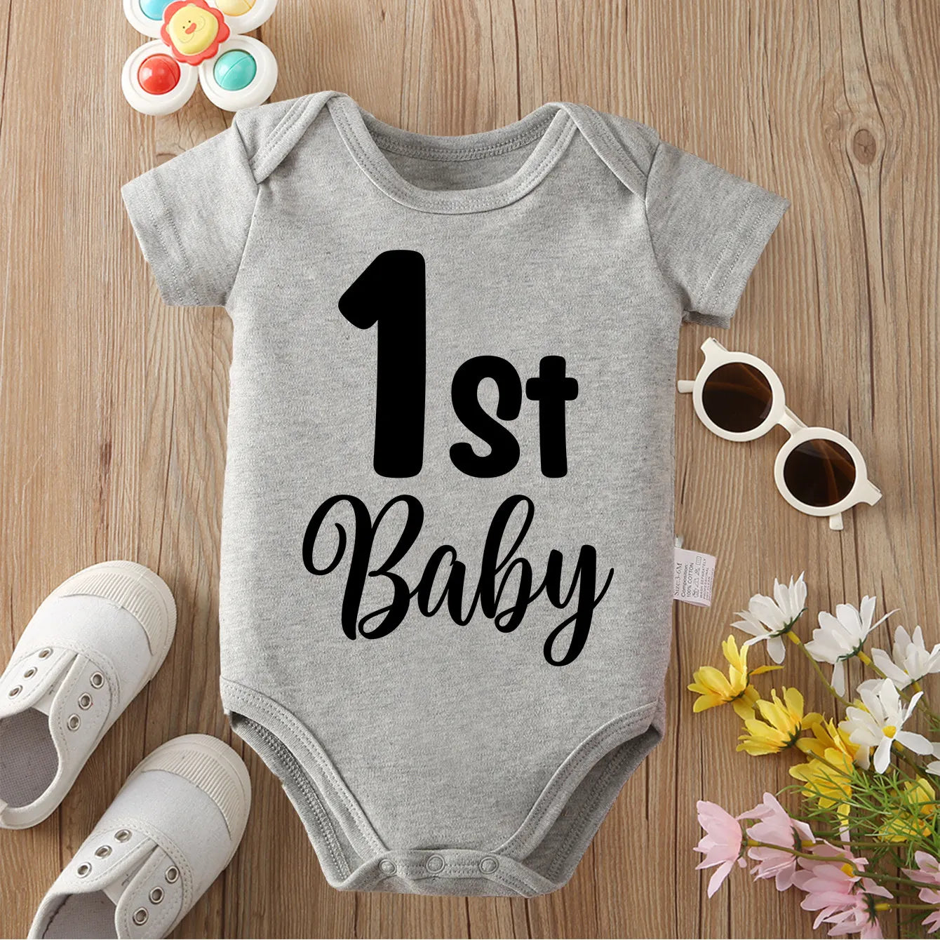 1st Baby" Newborn Onesie