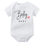 Coming Soon 2027 Baby Onesie