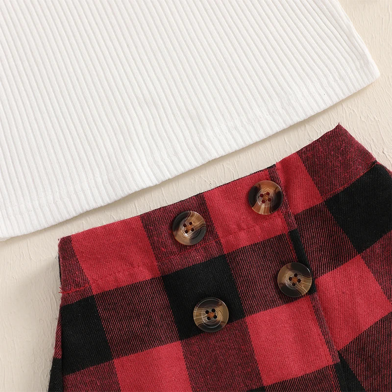 Peltie Plaid Skirt Outfit & Beret