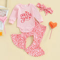 Daddy's Girl Leopard Heart Outfit