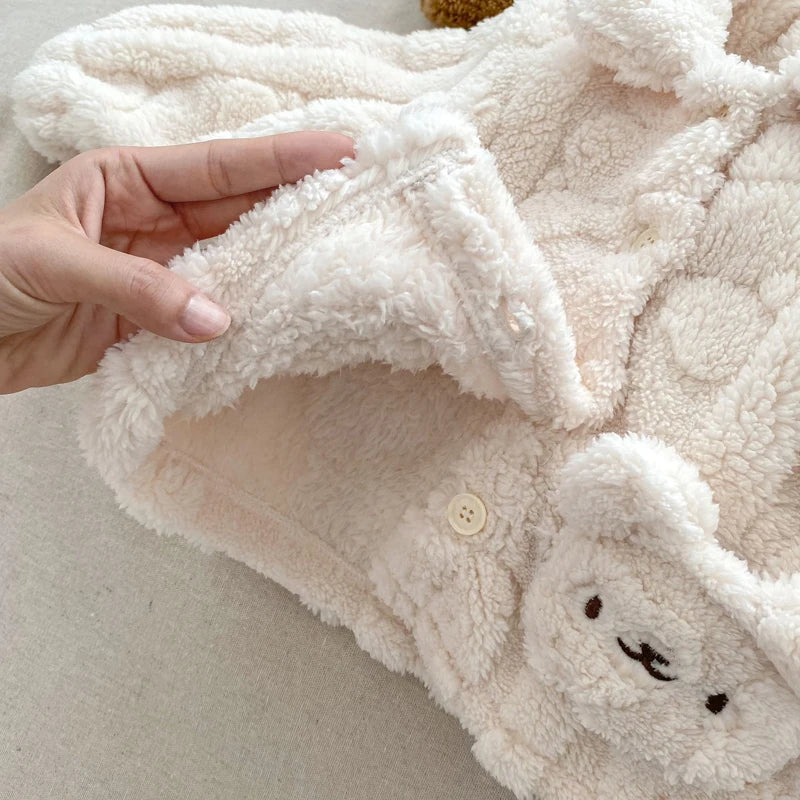 Warm Winter Teddy Bear Plush Outfit