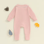 Solid Collared Pocket Onesie