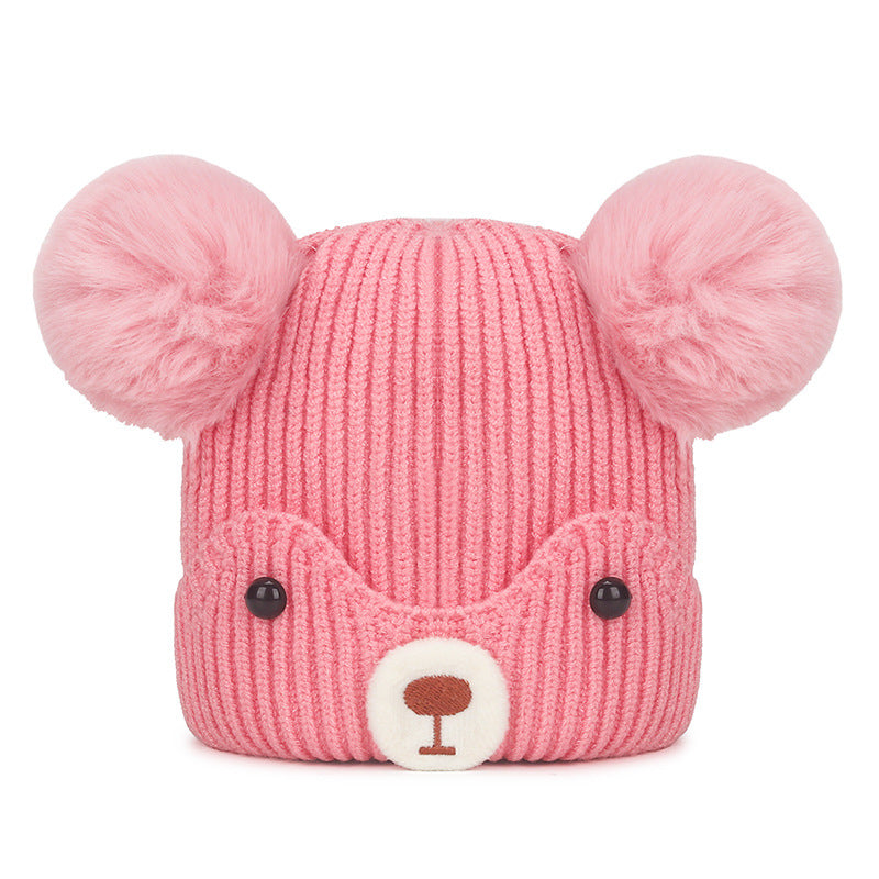 Baby Bear Pompom Hat