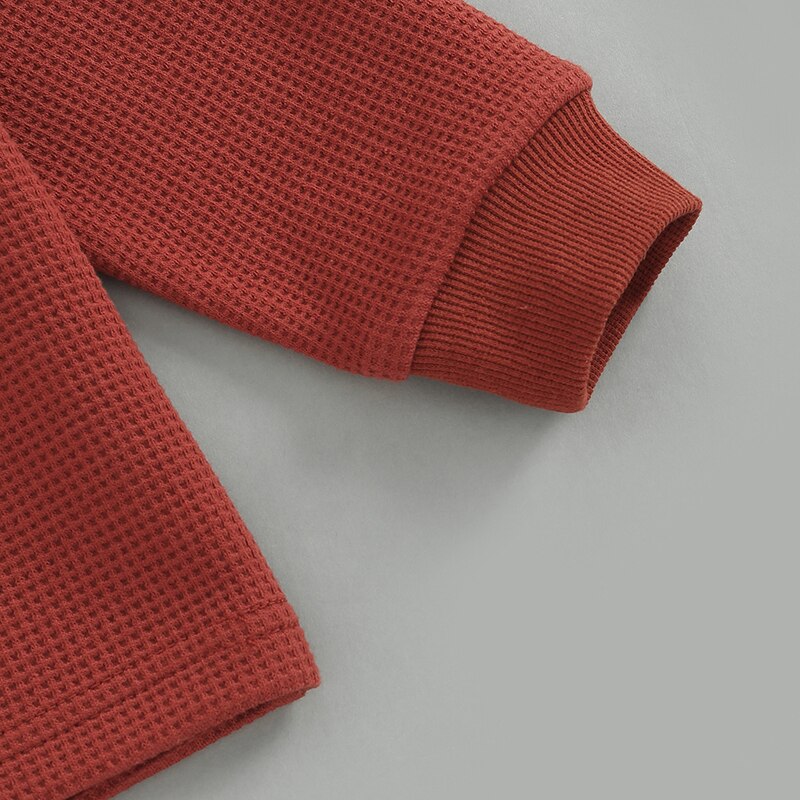 Solid Button Jogger Set