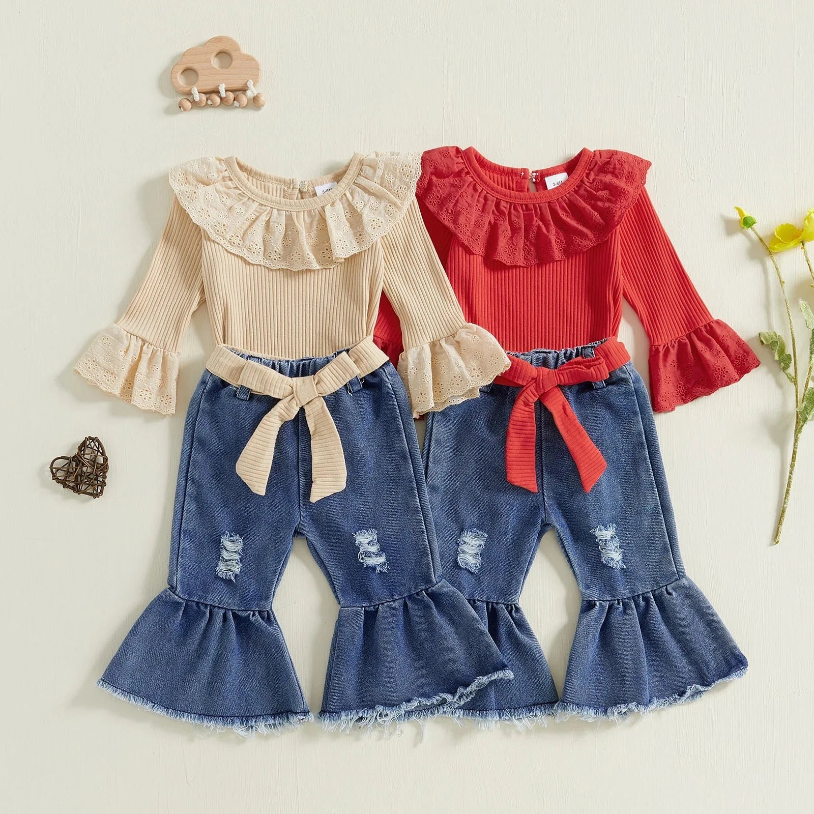 Lace Mika Bell Bottoms Outfit