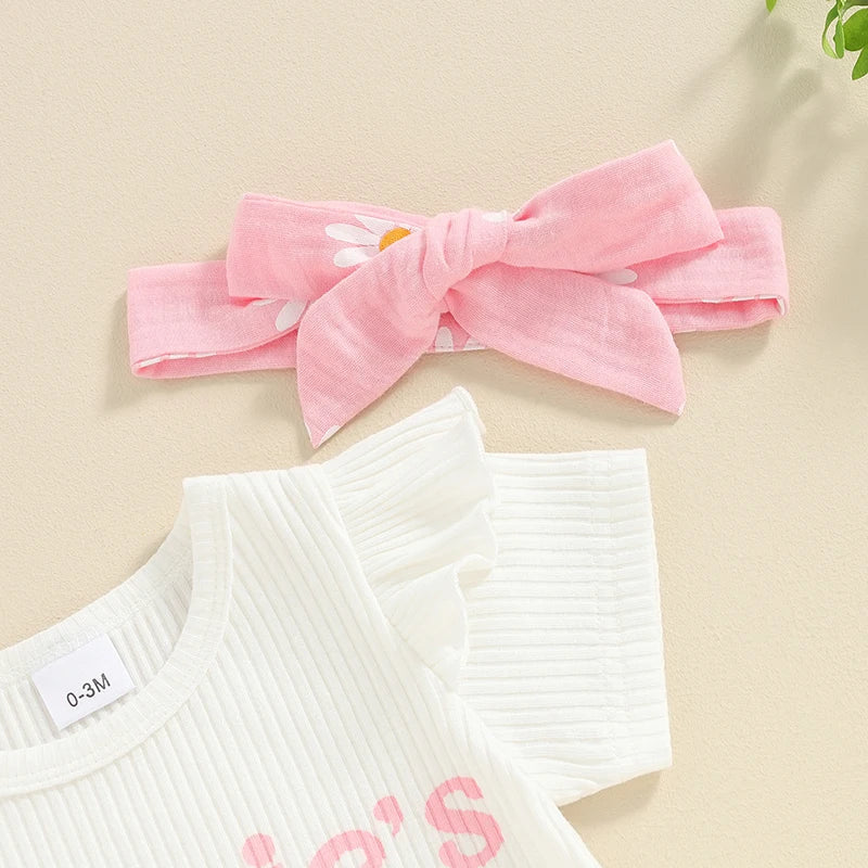 Auntie's Bestie Daisy Flower Outfit