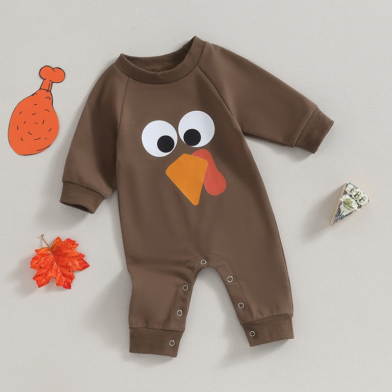 Brown Turkey Romper