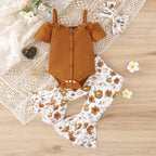 Off Shoulder Bell Bottom Cutie Outfit