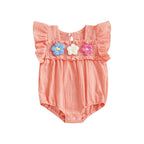 Flower Ruffle Romper