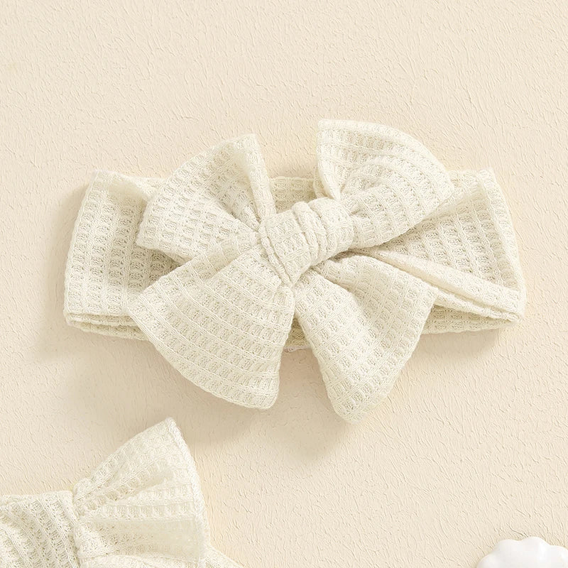 Solid Skye Ruffle Onesie & Bow