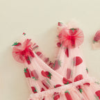 Strawberry Saylee Dress & Headband