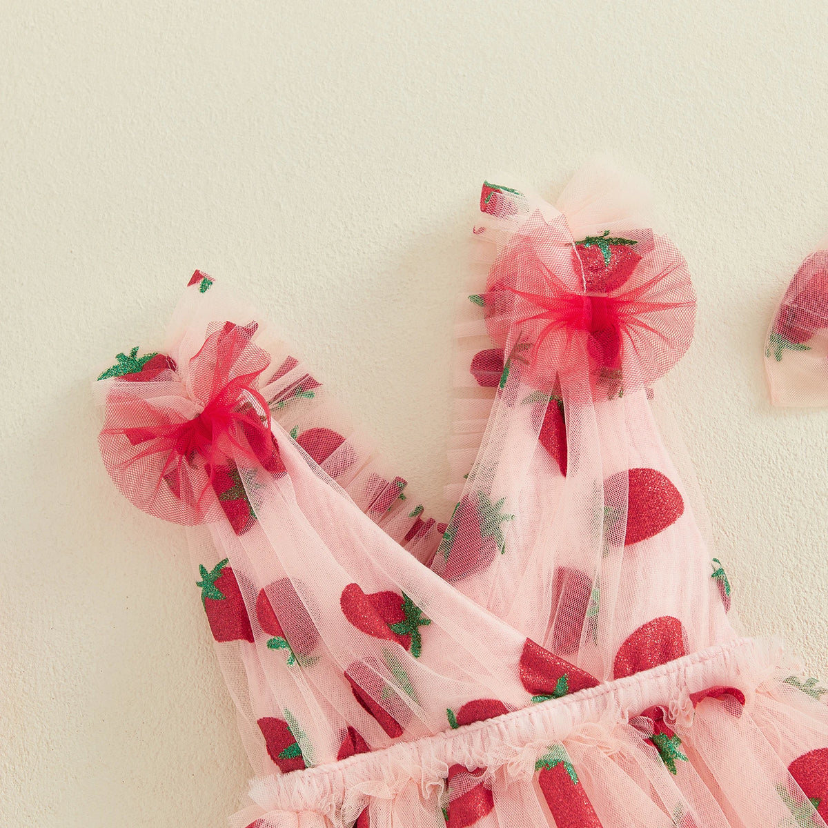Strawberry Saylee Dress & Headband