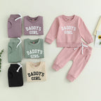 Daddy's Girl Pants Outfit 2Pcs Set