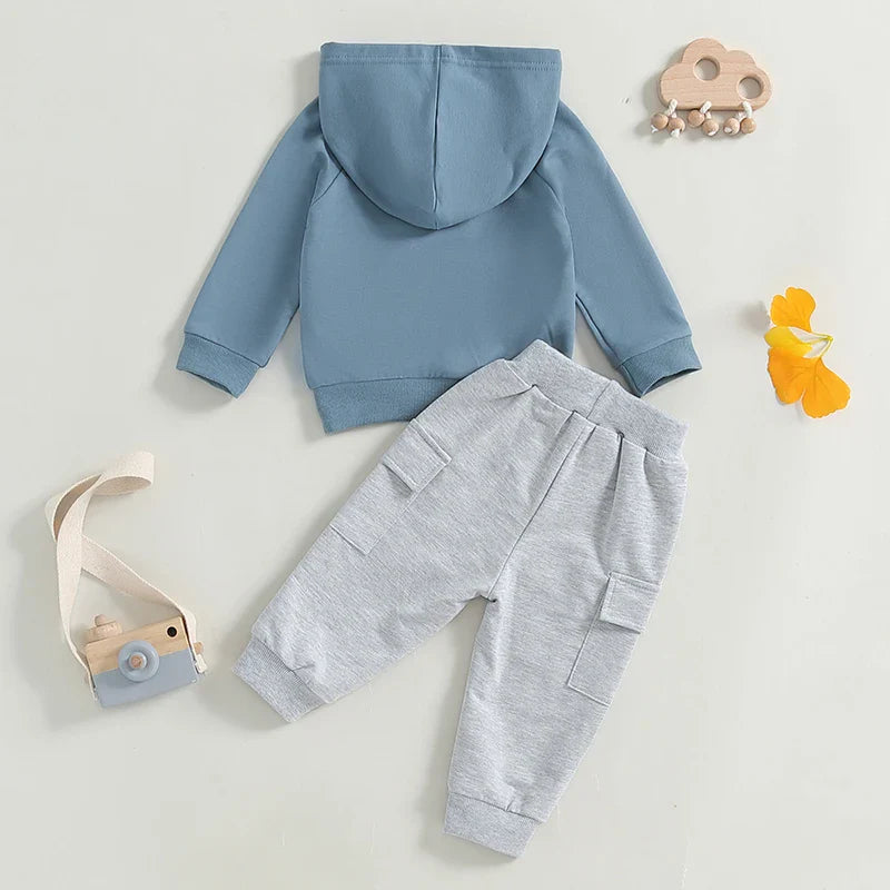 Slayton Solid Hoodie & Pocket Pants Outfit