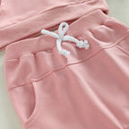 Solid Color Pocket Sweater with Pants