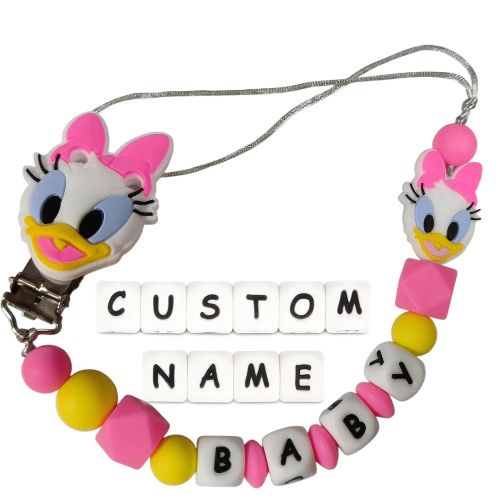 Personalized Baby Pacifier Clip