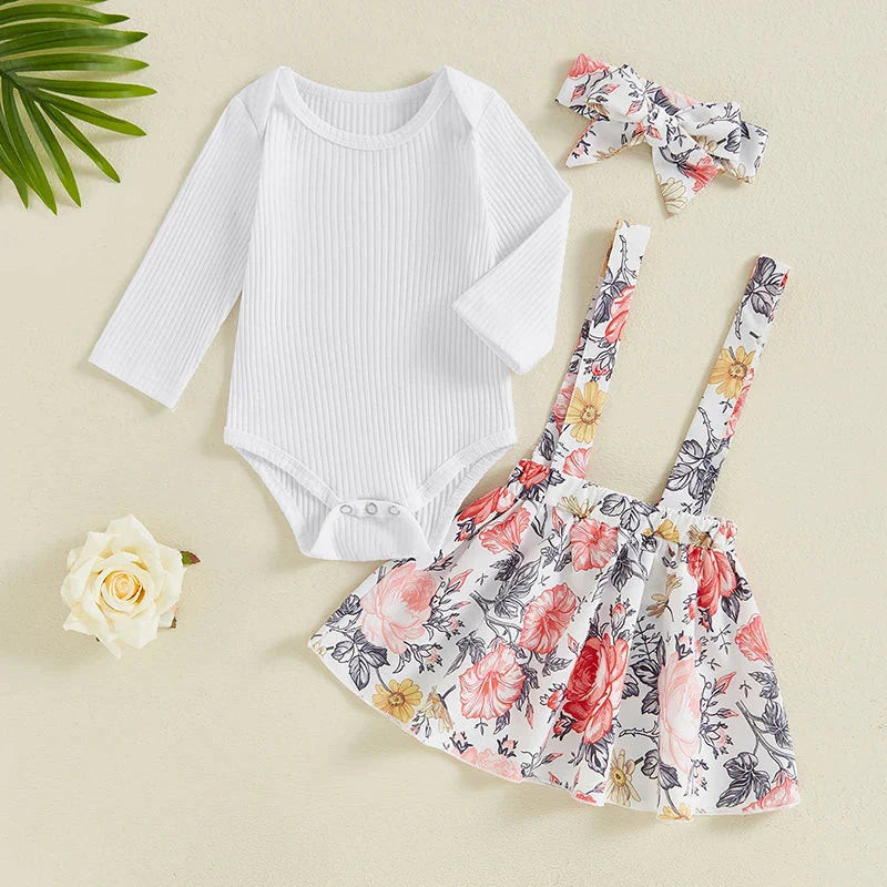 Fillis Floral Skirt Outfit & Bow