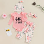Hello I'm New Here Floral Outfit