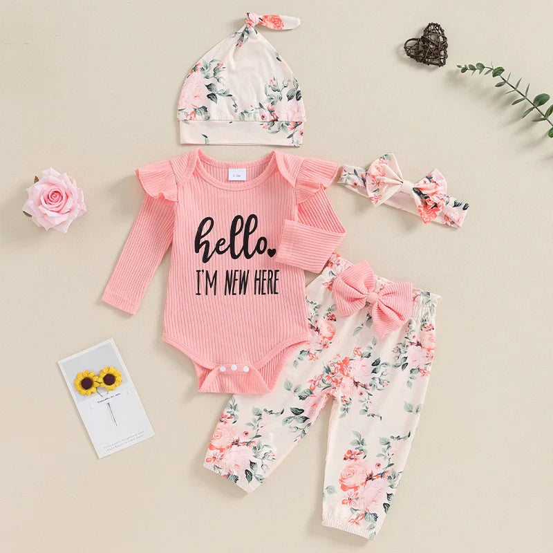 Hello I'm New Here Floral Outfit