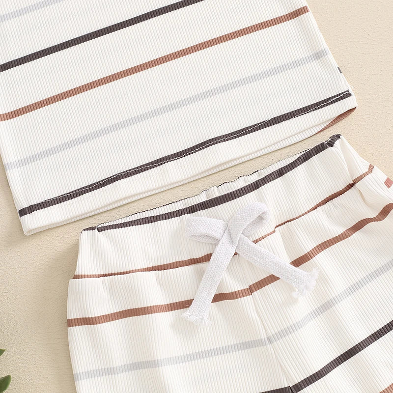 Striped Teagan Tank & Shorts