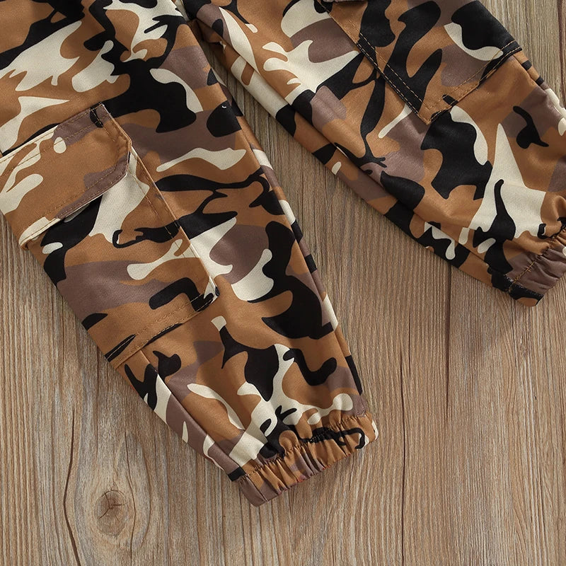 Daddy's Girl Camouflage Cargo Pants Outfit