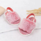 Fluffy Heart Sandals