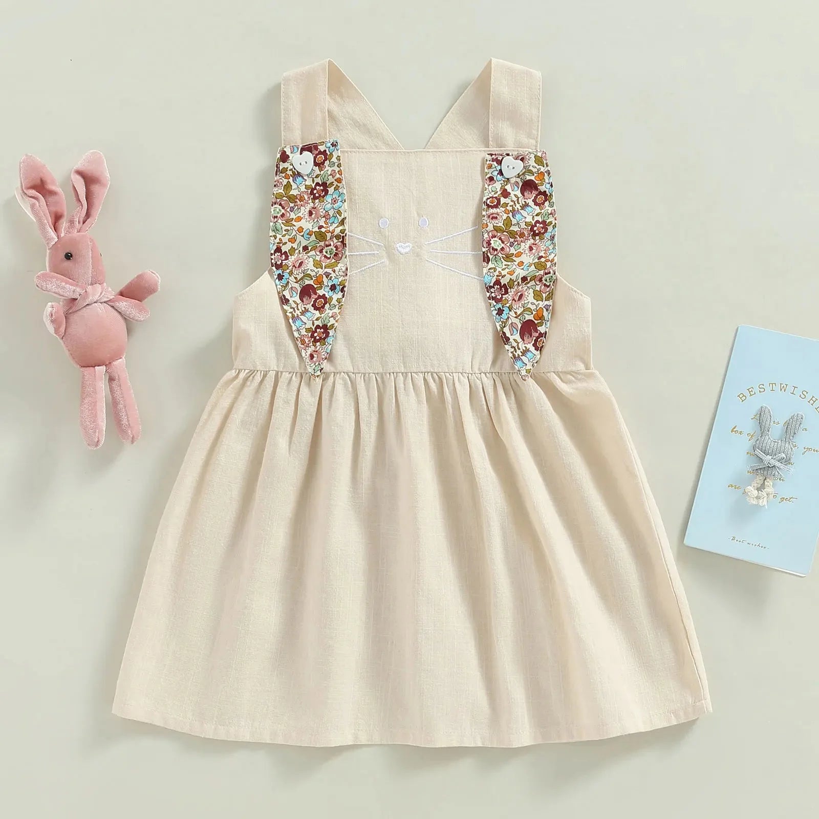 Floral Bunny Ear Easter Dress