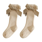 Glitter Bow Over the Knee Socks