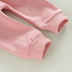 Solid Color Pocket Sweater with Pants