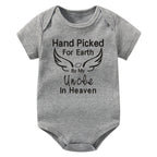 Hand Picked for Earth By My Uncle in Heaven Onesie