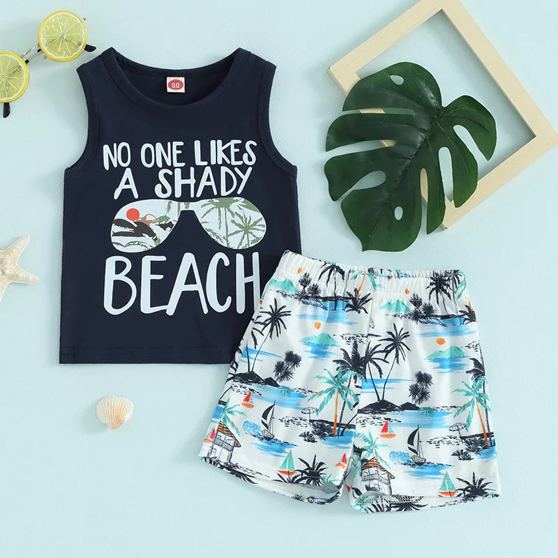 No One Likes a Shady Beach Tank & Shorts