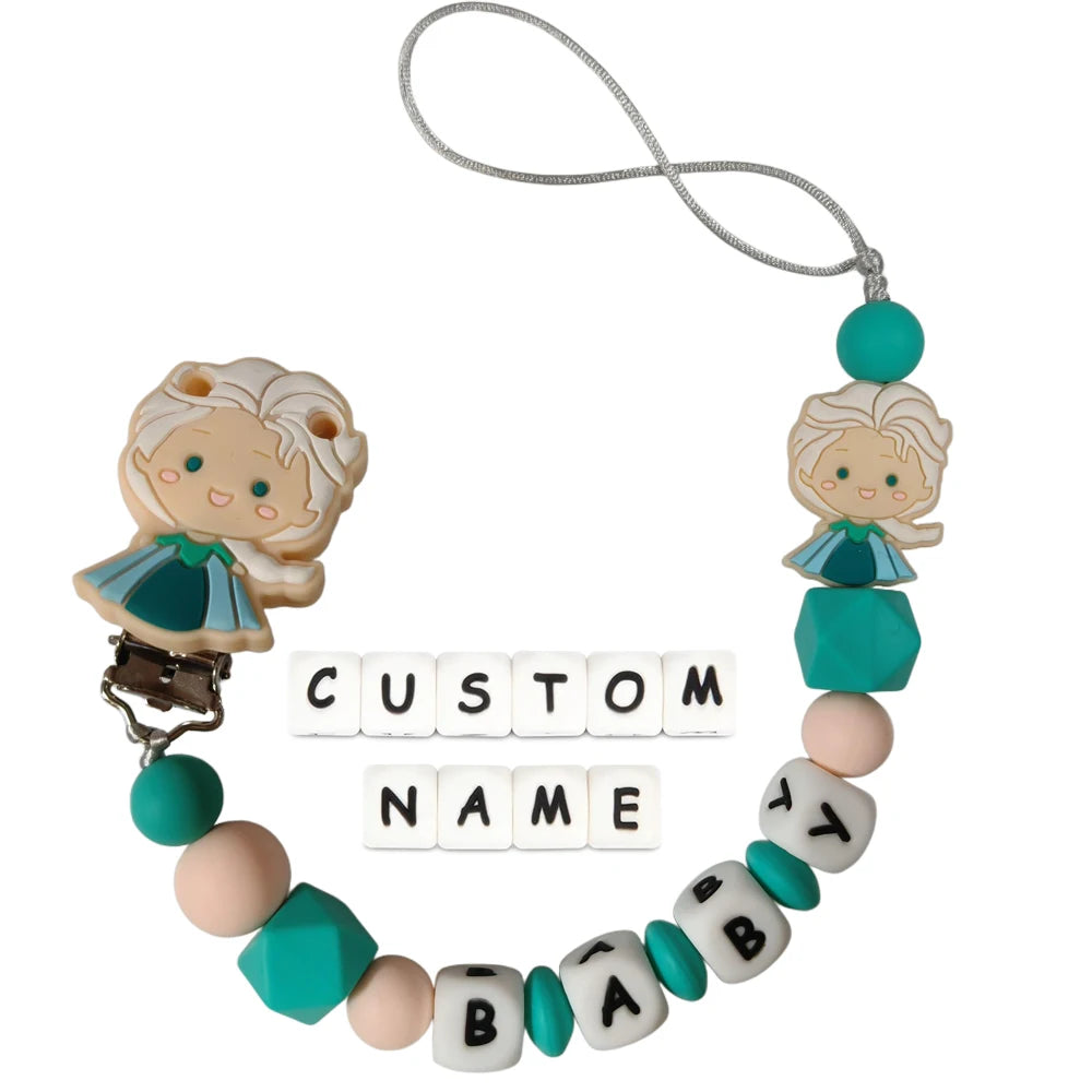 Personalized Baby Pacifier Clip