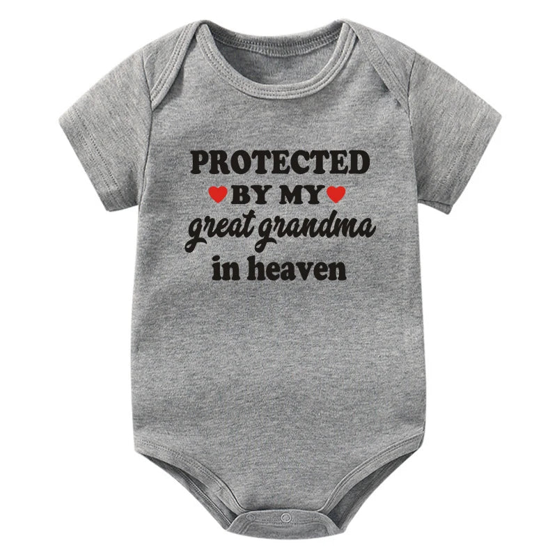 Protected By My Great Grandma in Heaven Onesie